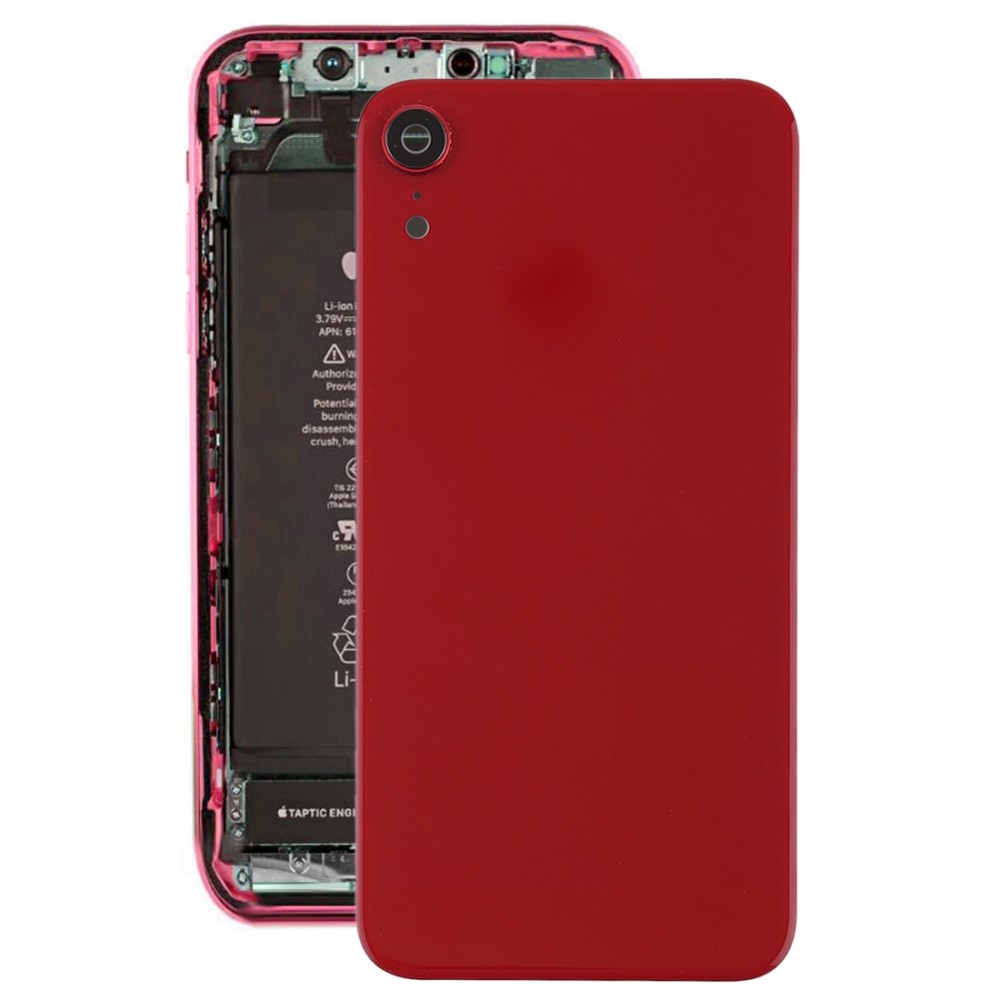 Battery Back Cover with Back Camera Bezel & Lens & Adhesive  for iPhone XR(Red) iPhone Replacement Parts Apple iPhone XR